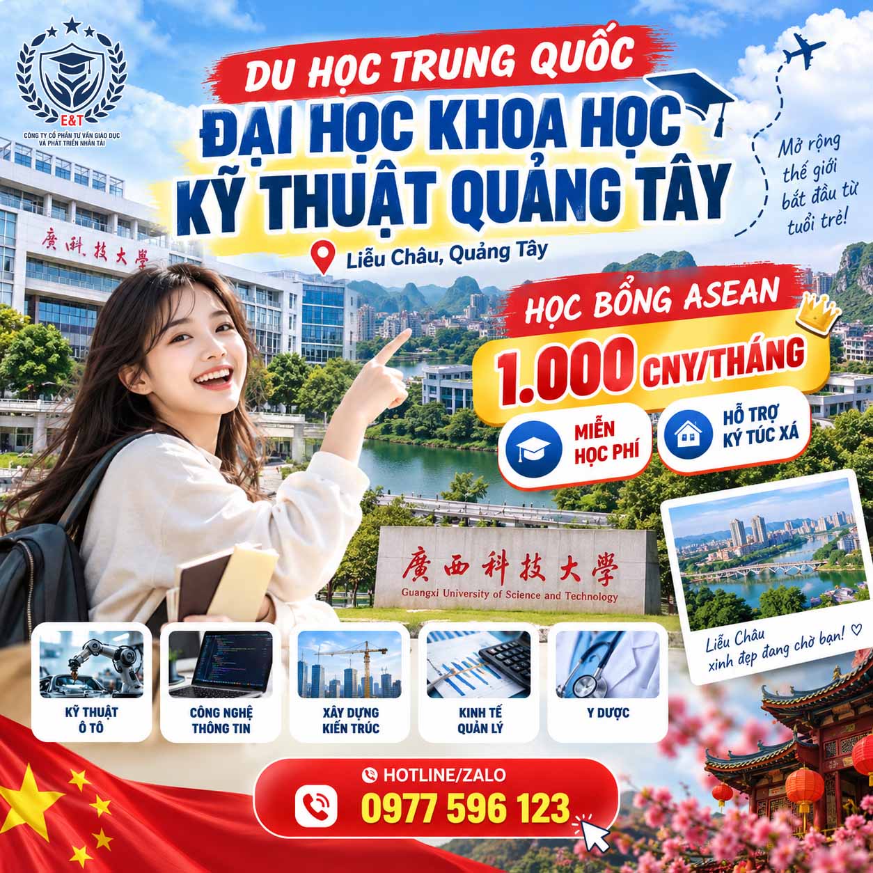 🇨🇳🎓 DU HỌC TRUNG QUỐC – SĂN HỌC BỔNG, NHẬN TRỢ CẤP 1.000 TỆ/THÁNG! 🔥