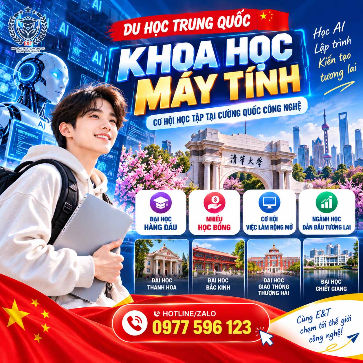 🚀🇨🇳 DU HỌC NGÀNH KHOA HỌC MÁY TÍNH TẠI TRUNG QUỐC – BƯỚC VÀO THẾ GIỚI CÔNG NGHỆ TƯƠNG LAI! 💻🤖