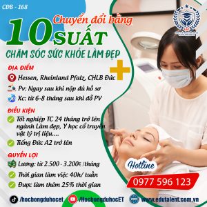 Hessen, Rheinland Pfalz, 10 SUẤT CHUYỂN ĐỔI BẰNG CHĂM SÓC SỨC KHỎE LÀM ĐẸP (KOSMETIK)