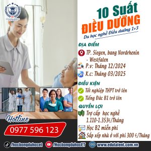 bang Nordrhenin – Westfalen 10 SUẤT DU HỌC NGHỀ ĐIỀU DƯỠNG 1+3 TẠI CHLB ĐỨC