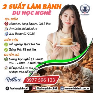 MÜNCHEN 2 SUẤT DU HỌC NGHỀ LÀM BÁNH TẠI CHLB ĐỨC