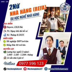 🎉Bayern, 2 SUẤT NỮ DU HỌC NGHỀ NHÀ HÀNG
