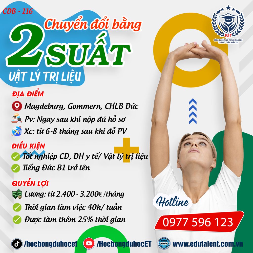 Magdeburg, Gommern , 2 SUẤT CHUYỂN ĐỔI BẰNG VẬT LÝ TRỊ LIỆU