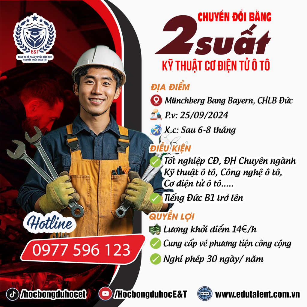 2 SUẤT CHUYỂN ĐỔI BẰNG KỸ THUẬT CƠ ĐIỆN TỬ Ô TÔ TẠI CHLB ĐỨC