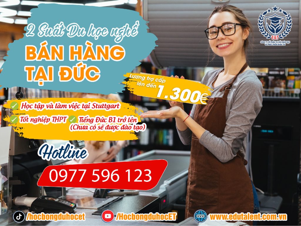 2 SUẤT DU HỌC NGHỀ BÁN HÀNG