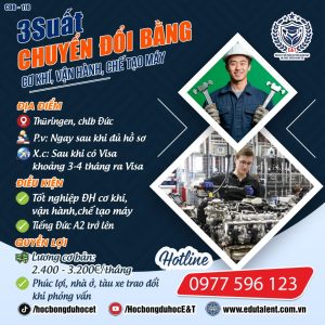 Thüringen, 3 SUẤT CHUYỂN ĐỔI BẰNG CƠ KHÍ, VẬN HÀNH, CHẾ TẠO MÁY TẠI CHLB ĐỨC