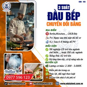 Berlin, München, 3 CHUYỂN ĐỔI BẰNG ĐẦU BẾP