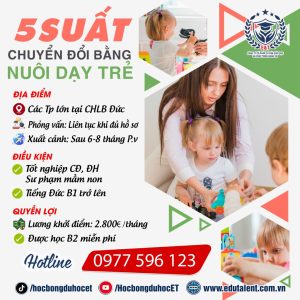 5 SUẤT CHUYỂN ĐỔI BẰNG NGHỀ NUÔI DẠY TRẺ