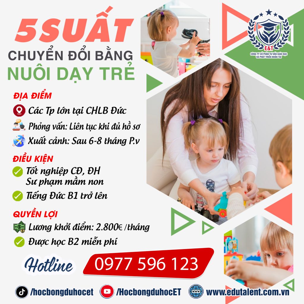 5 SUẤT CHUYỂN ĐỔI BẰNG NGHỀ NUÔI DẠY TRẺ
