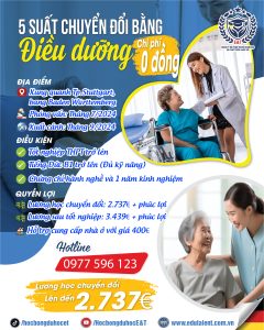 DU HỌC NGHỀ CHUYỂN ĐỔI BẰNG ĐIỀU DƯỠNG TẠI CHLB ĐỨC VỚI CHI PHÍ 0 ĐỒNG