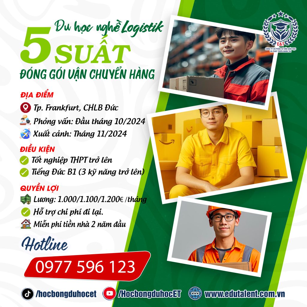 5 SUẤT DU HỌC NGHỀ LOGISTIK ZUM FACHARBEITER