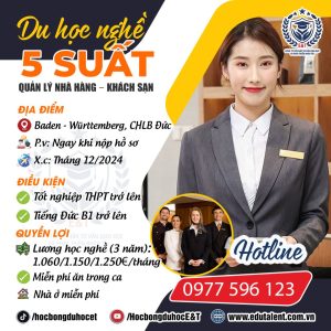 BADEN - WÜRTTEMBERG 5 SUẤT DU HỌC NGHỀ QUẢN LÝ NHÀ HÀNG KHÁCH SẠN TẠI CHLB ĐỨC