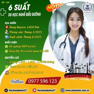 🎉Bayern, 6 SUẤT DU HỌC NGHỀ ĐIỀU DƯỠNG TẠI CHLB ĐỨC