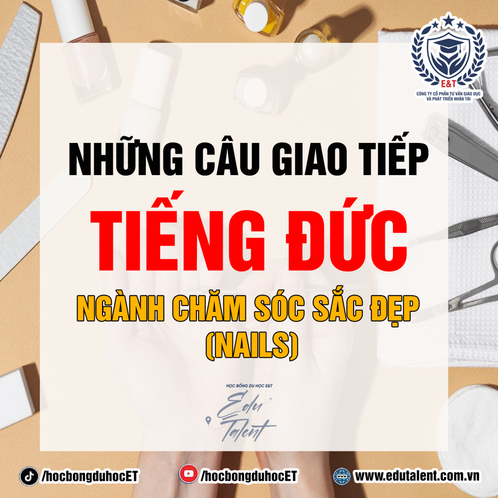 NHỮNG CÂU GIAO TIẾP TIẾNG ĐỨC TRONG NGHỀ CHĂM SÓC SẮC ĐẸP