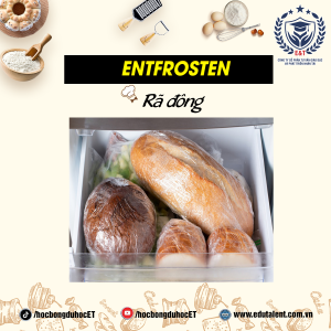 NHỮNG TỪ CHUYÊN NGÀNH TIẾNG ĐỨC MÀ THỢ LÀM BÁNH PHẢI LÀM TRONG CÔNG VIỆC