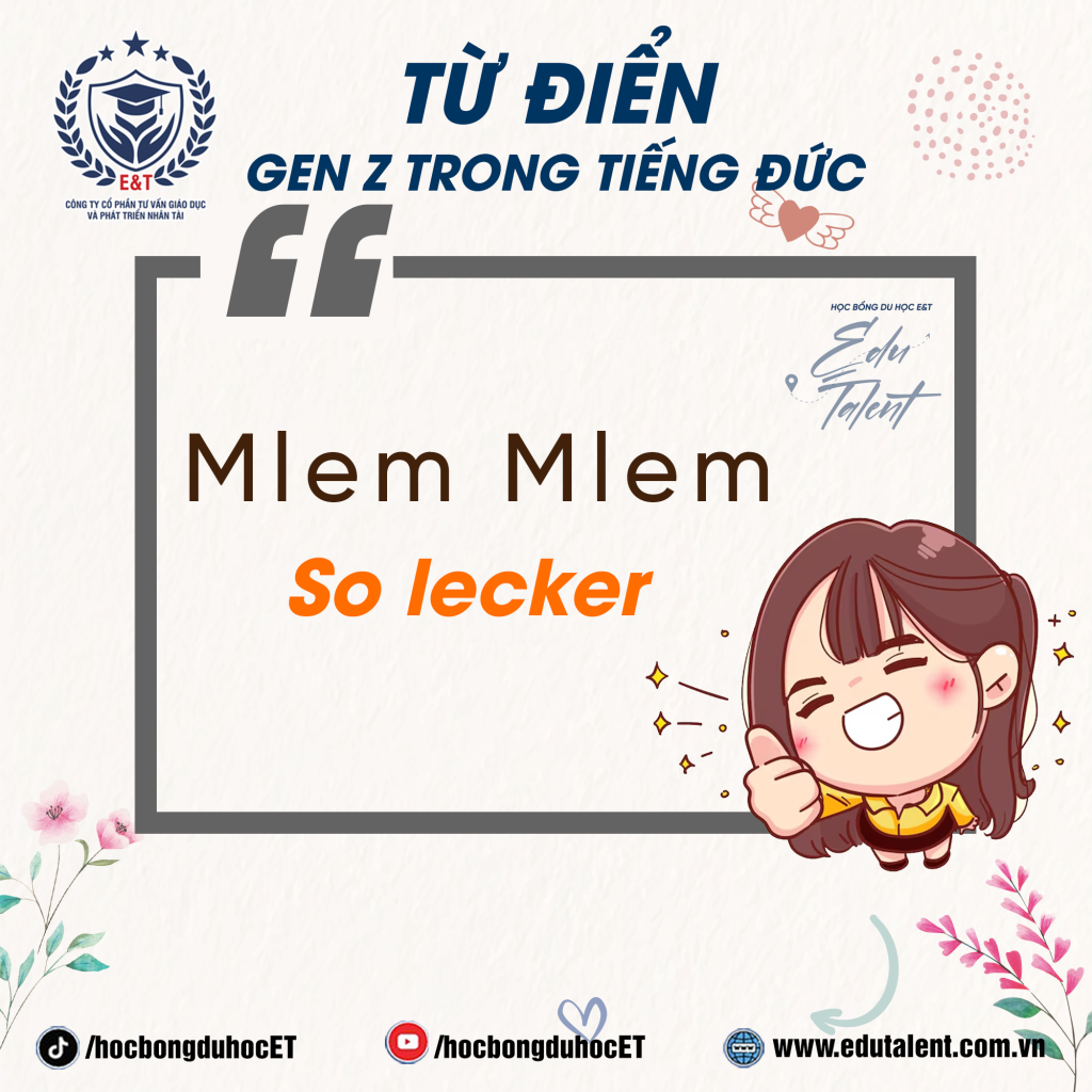 🌟 HỌC TIẾNG ĐỨC THEO “TỪ ĐIỂN” CỦA GENZ