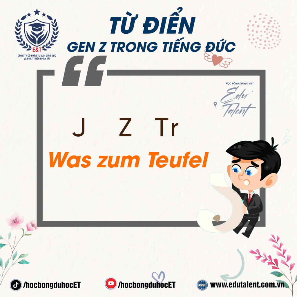 🌟 HỌC TIẾNG ĐỨC THEO “TỪ ĐIỂN” CỦA GENZ