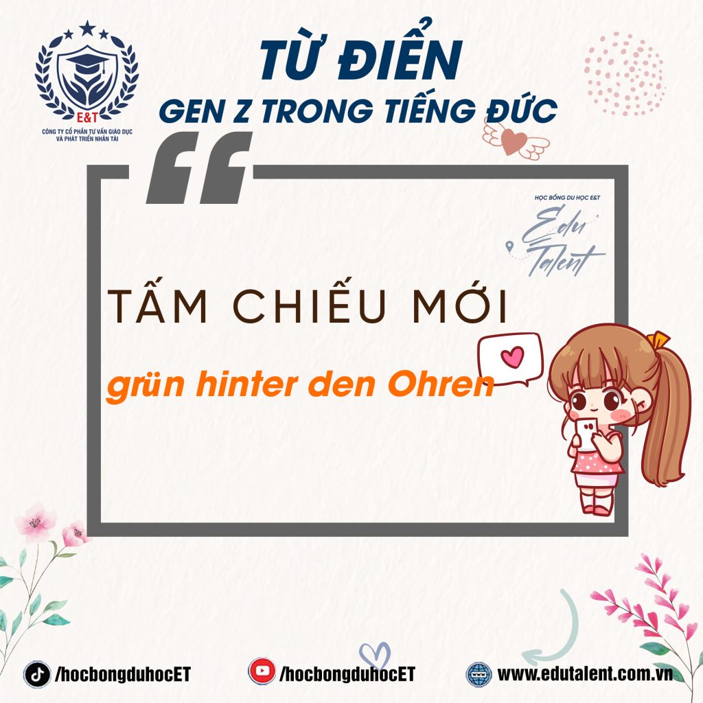 🌟 HỌC TIẾNG ĐỨC THEO “TỪ ĐIỂN” CỦA GENZ
