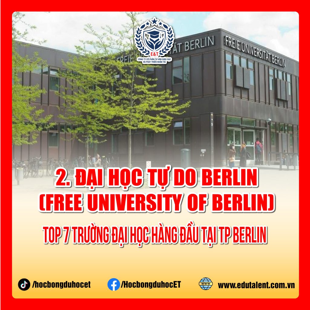 TOP 7 TRƯỜNG ĐẠI HỌC HÀNG ĐẦU TẠI BERLIN ĐỨC