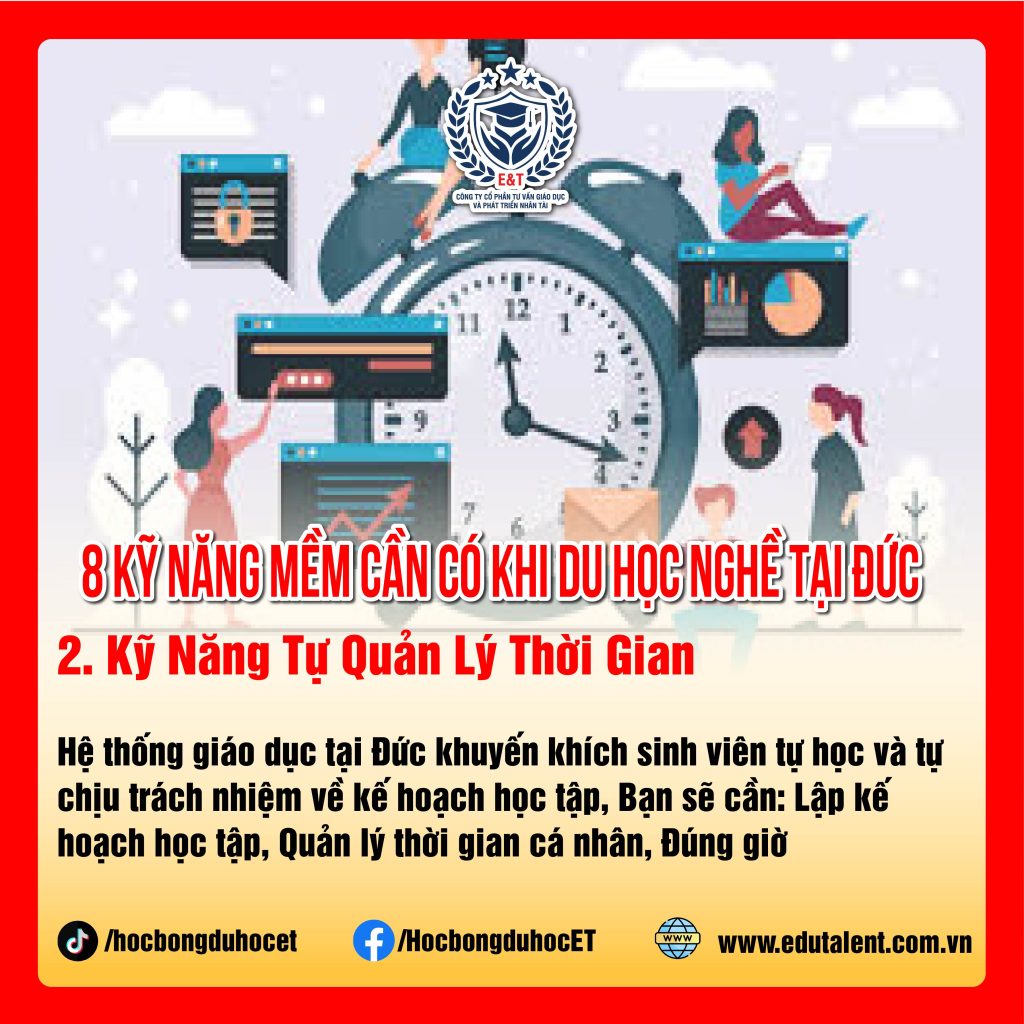 🇩🇪 8 KỸ NĂNG MỀM CẦN CÓ KHI ĐI DU HỌC NGHỀ ĐỨC