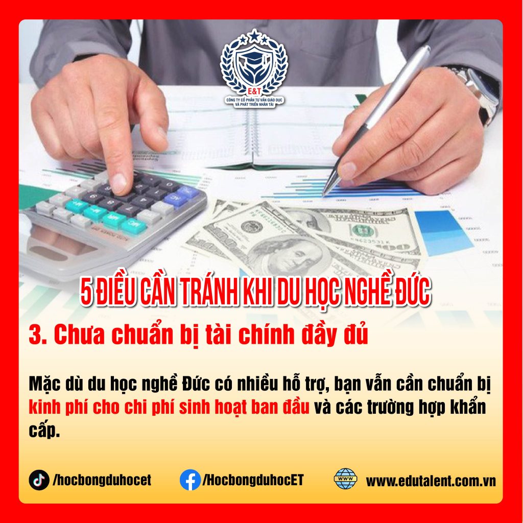 5 CẦN TRÁNH ĐIỀU GÌ KHI ĐI DU HỌC NGHỀ ĐỨC?