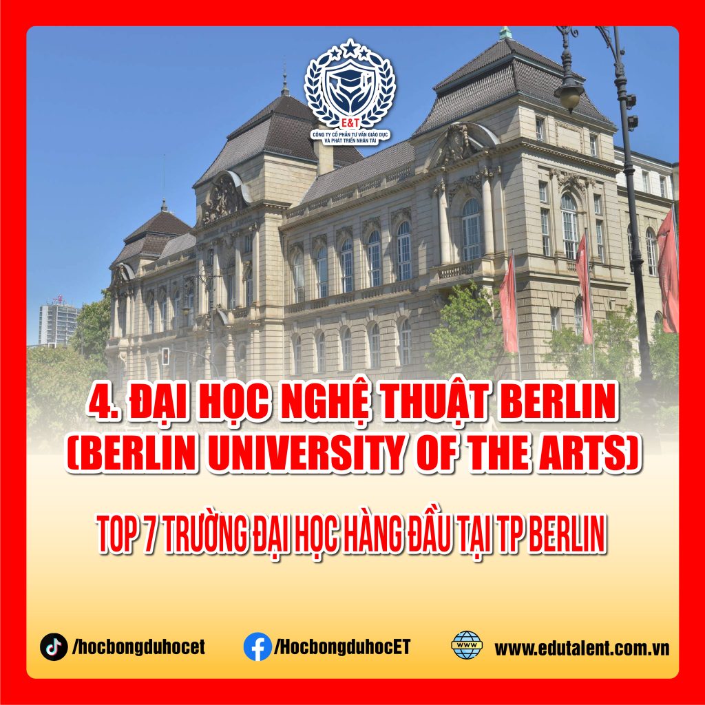 TOP 7 TRƯỜNG ĐẠI HỌC HÀNG ĐẦU TẠI BERLIN ĐỨC