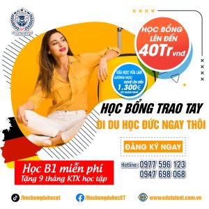 🎉🎉🎉HỌC BỔNG TRAO TAY – ĐI DU HỌC ĐỨC NGAY THÔI NÀO