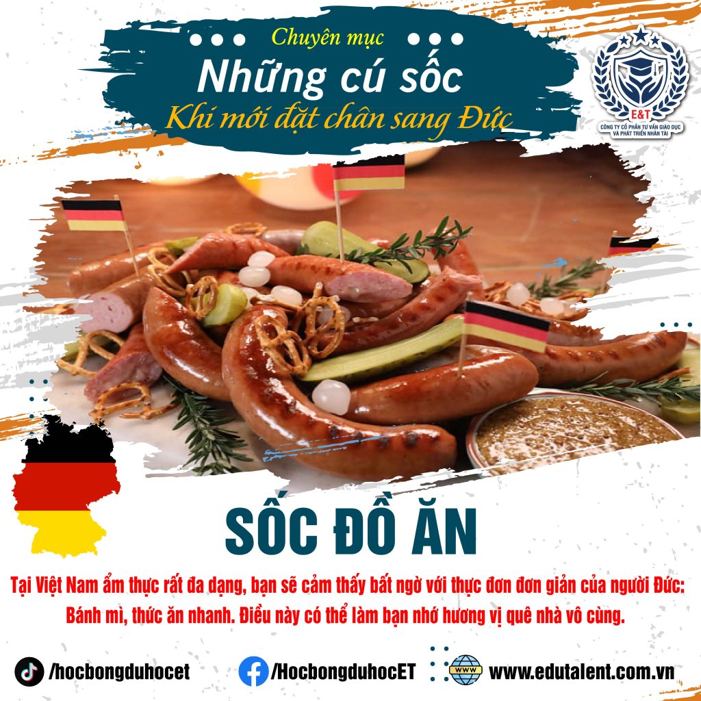 Sốc đồ ăn tại đức