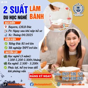BANG BAYERN 2 SUẤT DU HỌC NGHỀ LÀM BÁNH