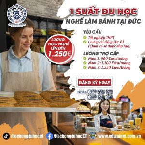 1 SUẤT DU HỌC NGHỀ LÀM BÁNH TẠI ĐỨC