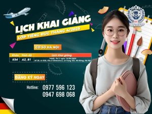 🎓KHỞI ĐẦU HÀNH TRÌNH ĐẾN ĐỨC LỊCH KHAI GIẢNG LỚP TIẾNG ĐỨC A2 VÀ B1 THÁNG 4/2025 🇩🇪