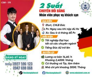 🎯 CƠ HỘI KHÔNG CHỜ AI: 2 VỊ TRÍ CĐB PHỤC VỤ KHÁCH SẠN Ở ERFURT CỰC HẤP DẪN!