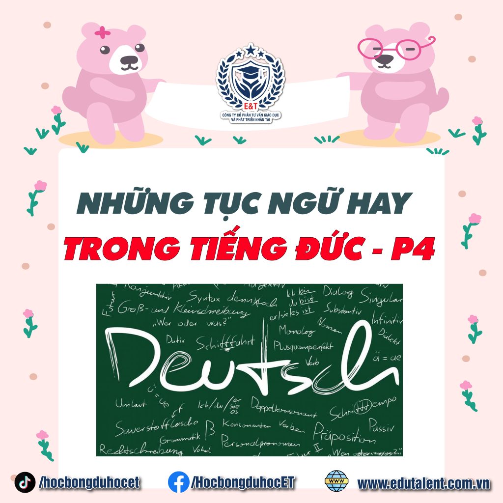 🇩🇪 NHỮNG TỤC NGỮ HAY TRONG TIẾNG ĐỨC P4