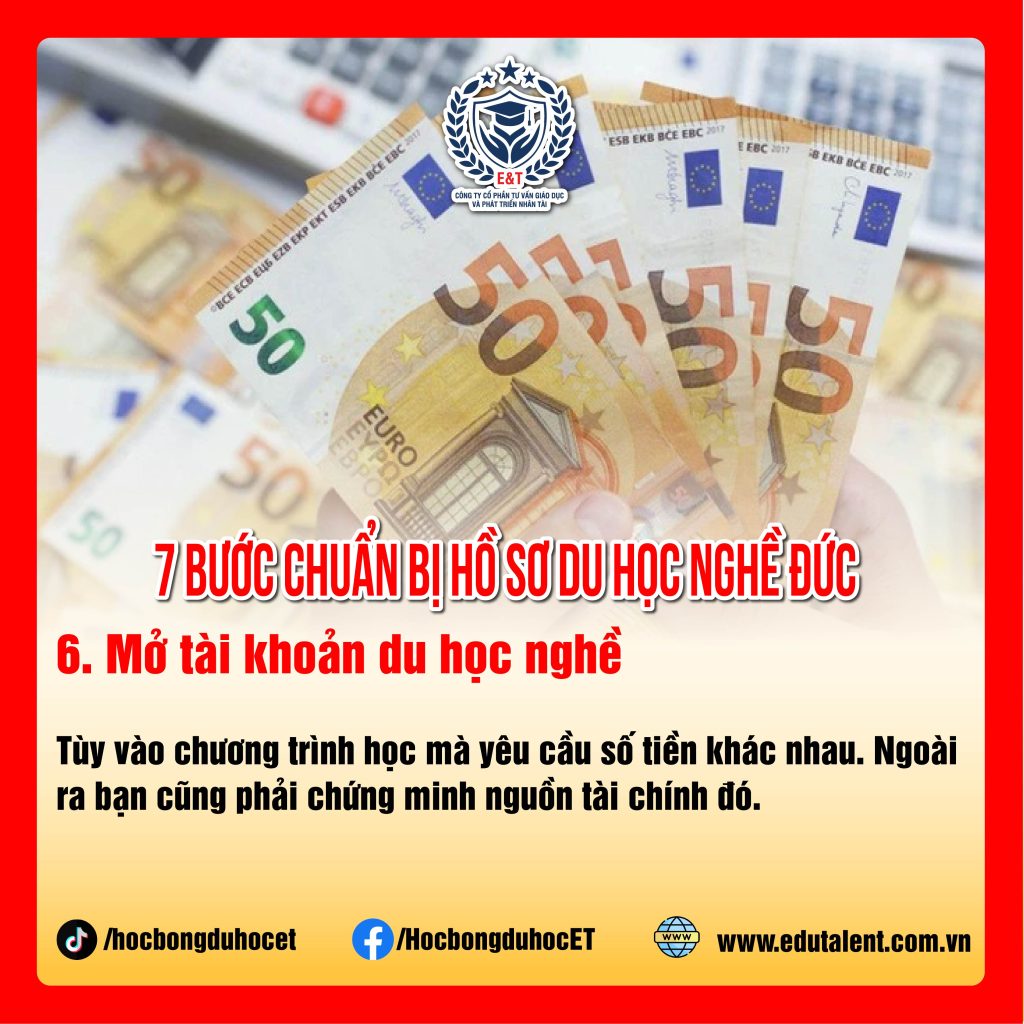 HƯỚNG DẪN QUY TRÌNH 7 BƯỚC TỰ CHUẨN BỊ HỒ SƠ DU HỌC NGHỀ ĐỨC SIÊU DỄ