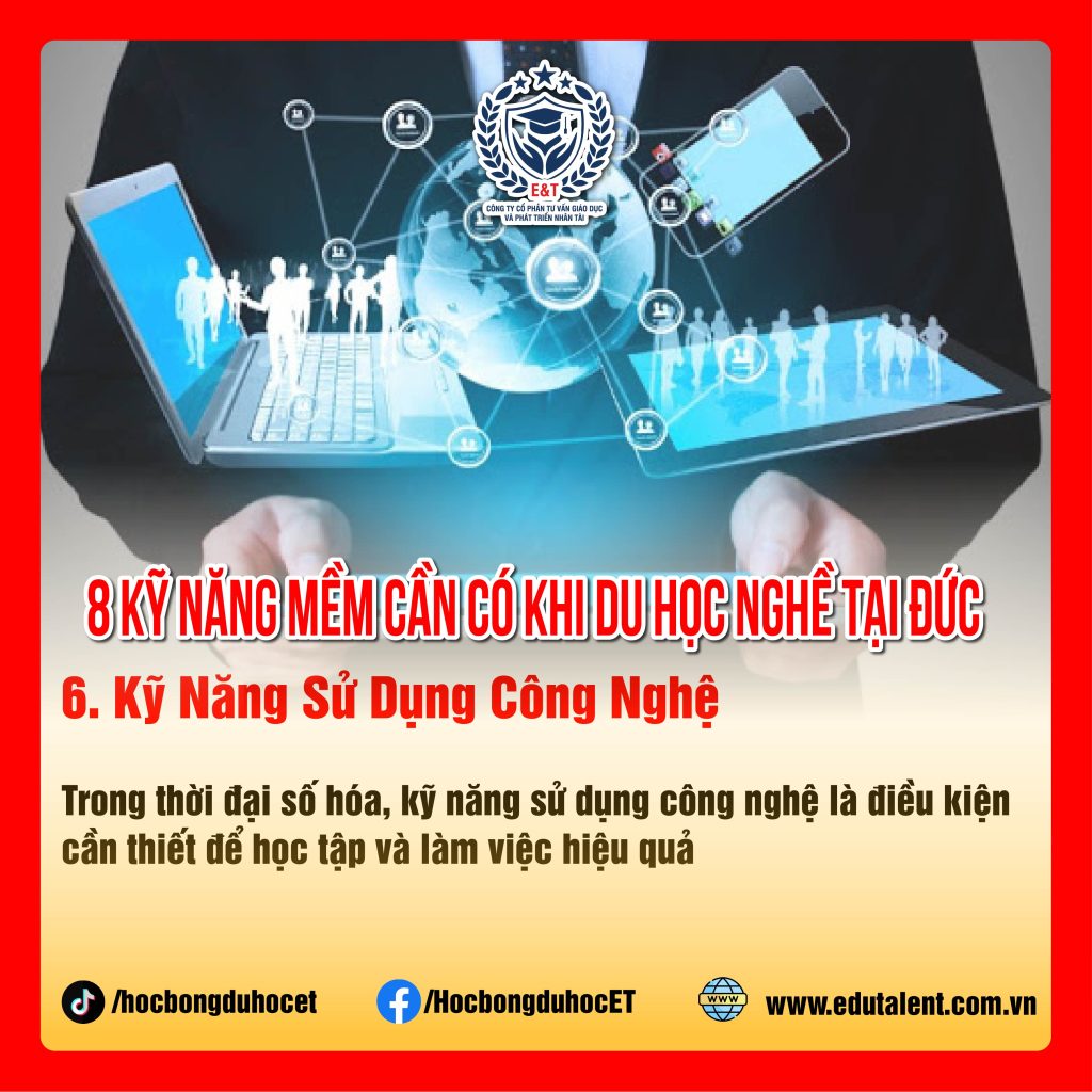 🇩🇪 8 KỸ NĂNG MỀM CẦN CÓ KHI ĐI DU HỌC NGHỀ ĐỨC