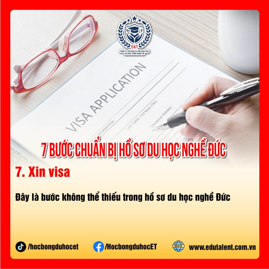 HƯỚNG DẪN QUY TRÌNH 7 BƯỚC TỰ CHUẨN BỊ HỒ SƠ DU HỌC NGHỀ ĐỨC SIÊU DỄ