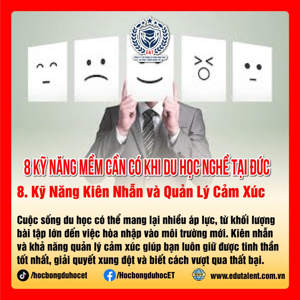 🇩🇪 8 KỸ NĂNG MỀM CẦN CÓ KHI ĐI DU HỌC NGHỀ ĐỨC
