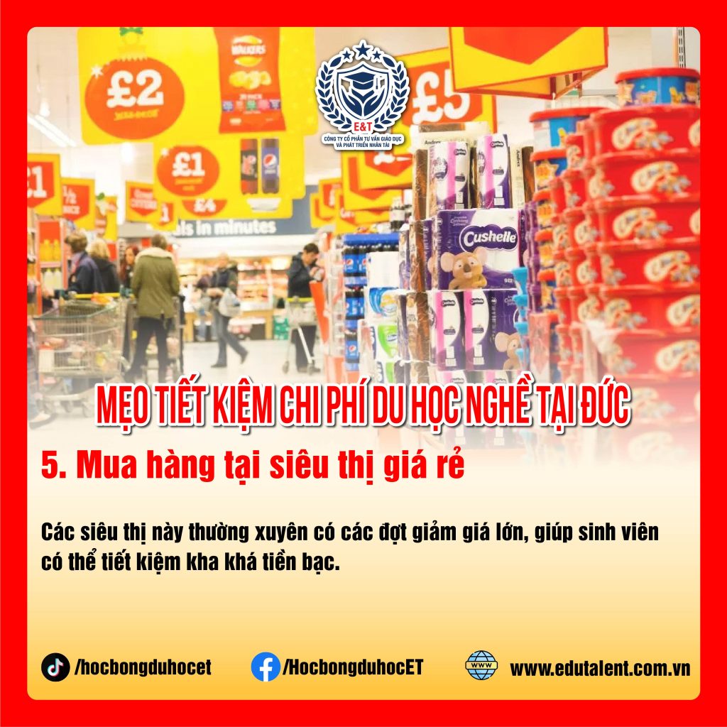 🇩🇪 MẸO TIẾT KIỆM CHI PHÍ KHI DU HỌC NGHỀ TẠI ĐỨC