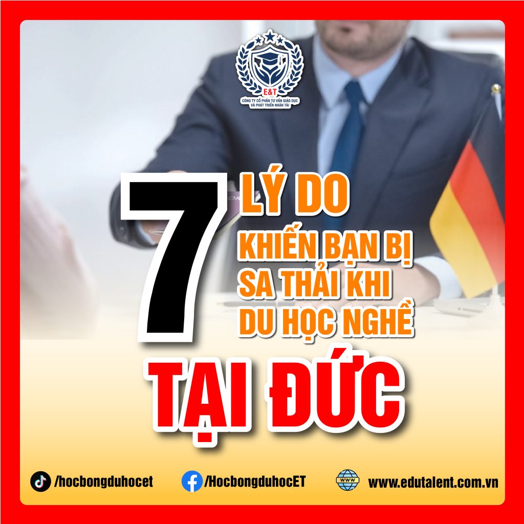 7 LÝ DO KHIẾN BẠN BỊ CHỦ DOANH NGHIỆP SA THẢI KHI DU HỌC NGHỀ TẠI ĐỨC