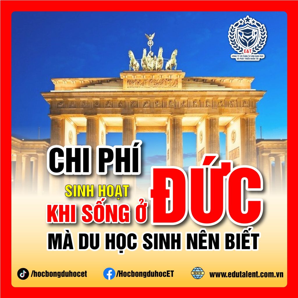 BẠN ĐÃ BIẾT NHỮNG CHI PHÍ CẦN THIẾT KHI SINH SỐNG Ở ĐỨC LÀ GÌ CHƯA?