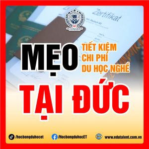 🇩🇪 MẸO TIẾT KIỆM CHI PHÍ KHI DU HỌC NGHỀ TẠI ĐỨC