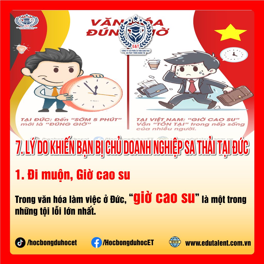 7 LÝ DO KHIẾN BẠN BỊ CHỦ DOANH NGHIỆP SA THẢI KHI DU HỌC NGHỀ TẠI ĐỨC