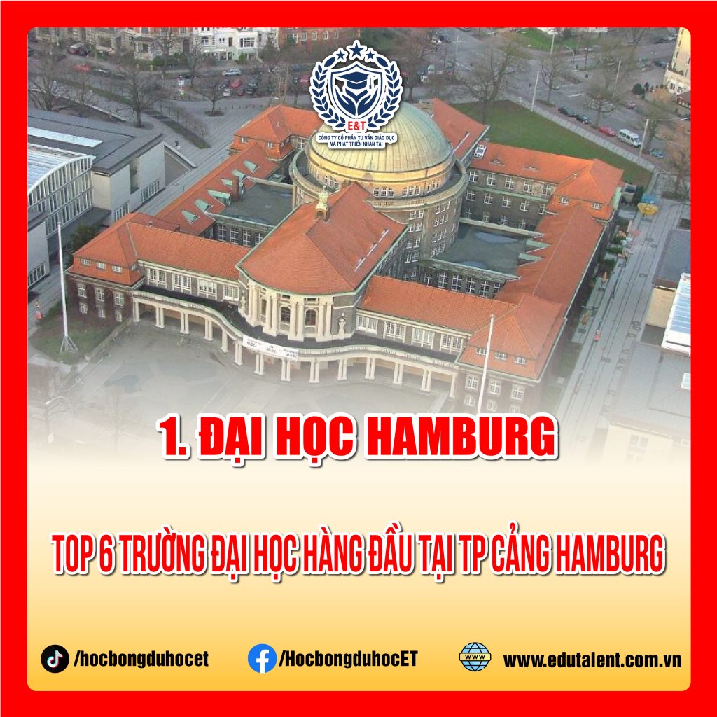 TOP 6 CÁC TRƯỜNG ĐẠI HỌC HÀNG ĐẦU TẠI THÀNH PHỐ CẢNG HAMBURG MÀ CÁC BẠN NÊN BIẾT!