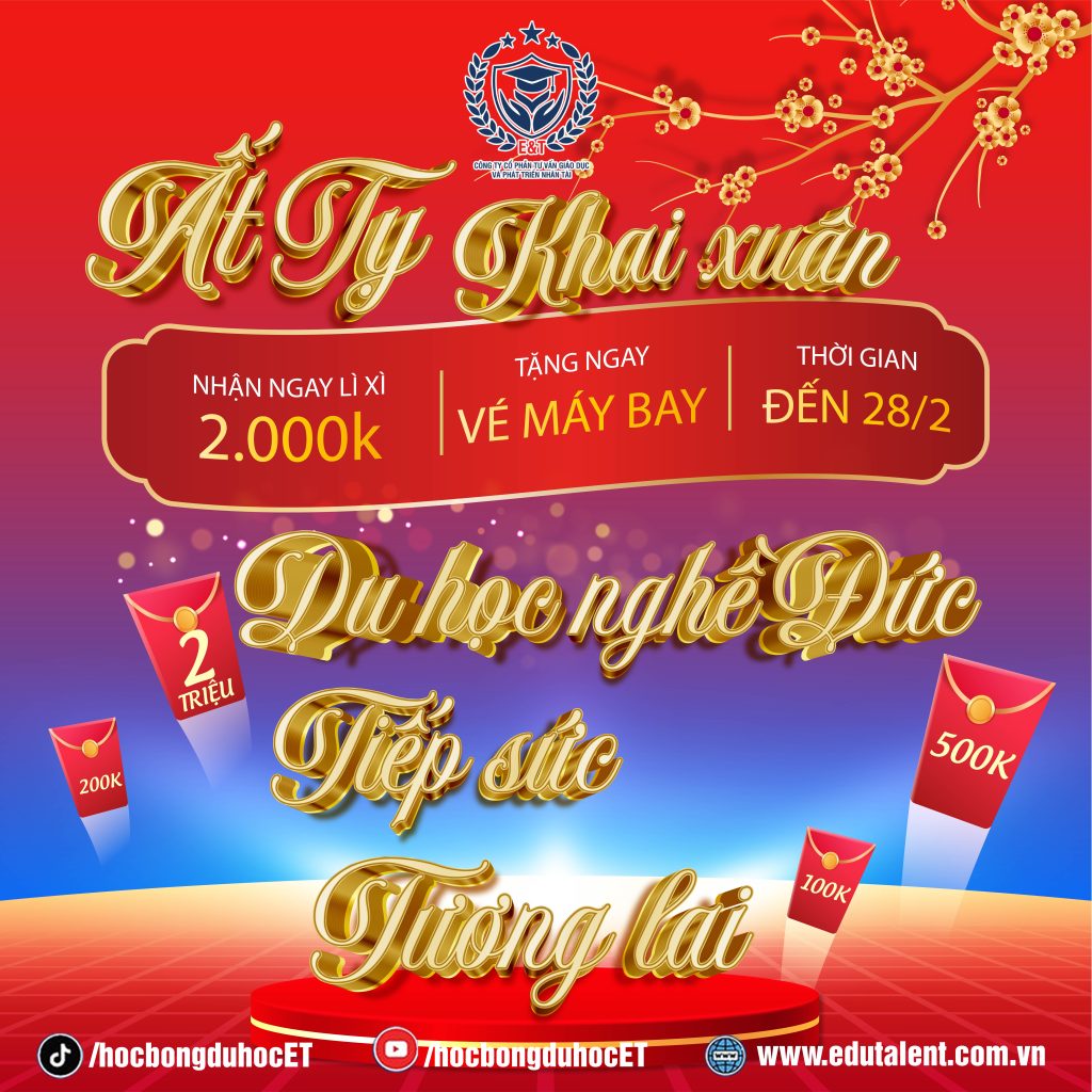 DU HỌC NGHỀ ĐỨC - TIẾP SỨC TƯƠNG LAI