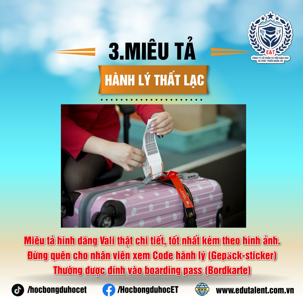 LÀM GÌ KHI BỊ THẤT LẠC HÀNH LÝ Ở SÂN BAY