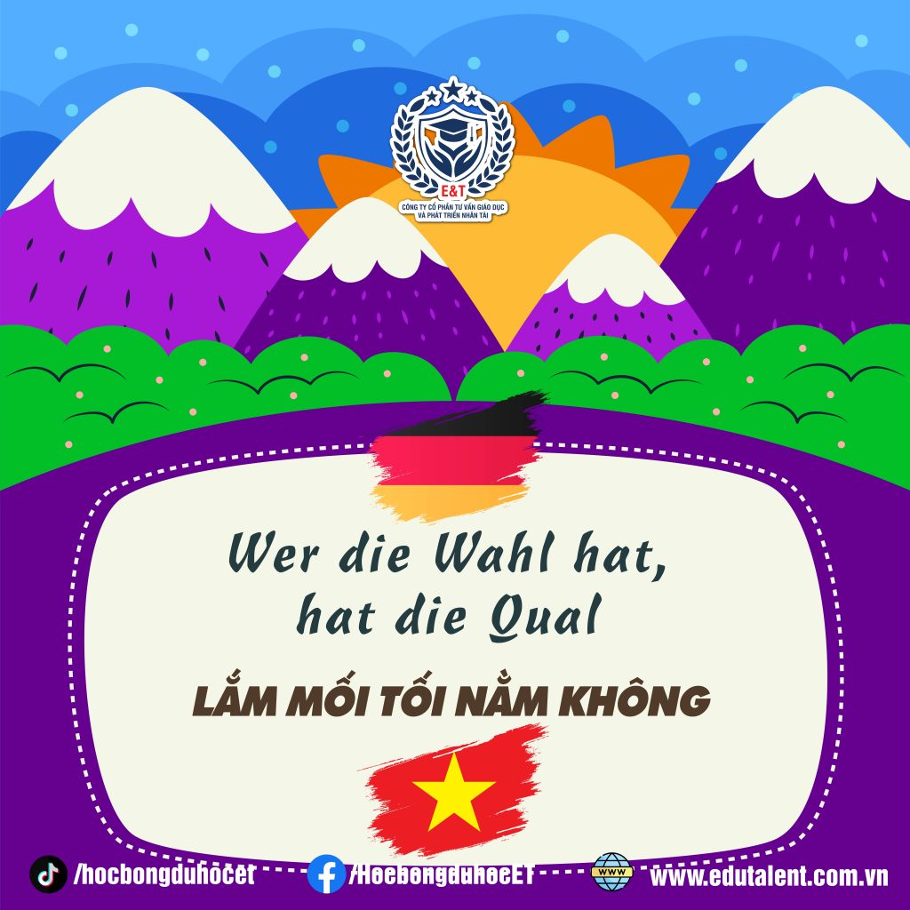 🇩🇪 NHỮNG TỤC NGỮ HAY TRONG TIẾNG ĐỨC - P8