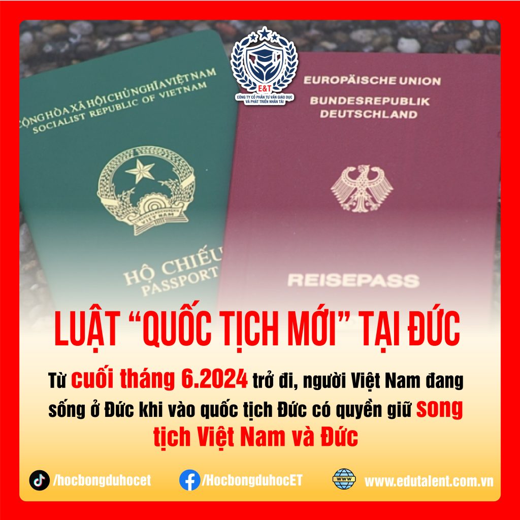 LUẬT "QUỐC TỊCH MỚI" TẠI ĐỨC