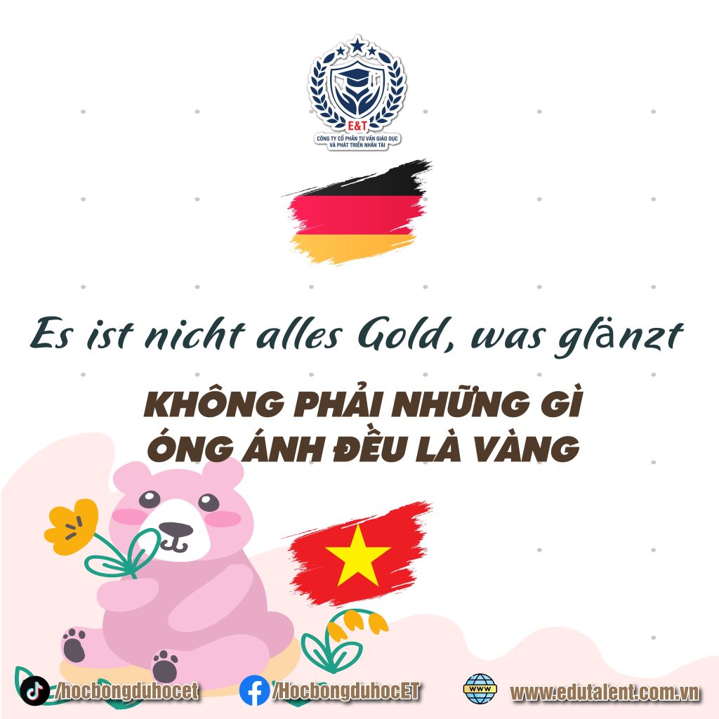 🇩🇪 NHỮNG TỤC NGỮ HAY TRONG TIẾNG ĐỨC P4