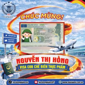 CHÚC MỪNG HỌC VIÊN NGUYỄN THỊ HỒNG ĐÃ ĐẠT VISA CĐB CHẾ BIẾN THỰC PHẨM