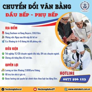 CHƯƠNG TRÌNH CHUYỂN ĐỔI BẰNG ĐẦU BẾP (KOCH) TẠI ĐỨC